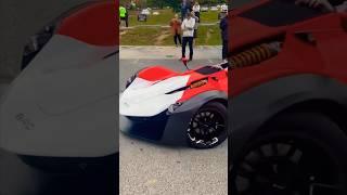 BAC MONO STREET-LEGAL RACE CAR PULLS OFF !! $250,000 ULTRA RARE #BACMono #RaceCar #shorts