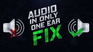 OBS/STREAMLABS | Audio in only ONE EAR FIX