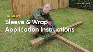 Postsaver Sleeve & Wrap Application Instructions (Official Guide)