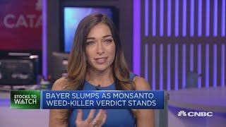 Investors not reacting well to Bayer weed killer case | Street Signs Europe