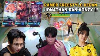 REAKSI JONATHAN LIANDI DAN VONZY LIAT FANNY KU TERBANG DAN FREESTYLE !!!