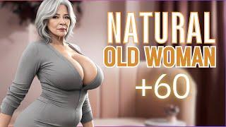 Natural old women over 60 Attractively Dressed Classy and Beauty