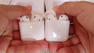 fake Airpods Aire 2 versus i200 TWS Clone Airpods wireless stereo twin earphones