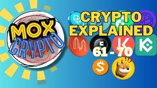 Understand CRYPTOCURRENCY  - in a nutshell | MoxCrypto | 10 Coins Part 7