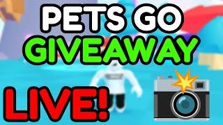 HUGE GIVEAWAY PETS GO LIVE!  (Roblox)