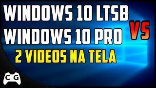 Windows 10 LTSB vs Windows 10 PRO Teste em Jogos Gameplay Lado a Lado