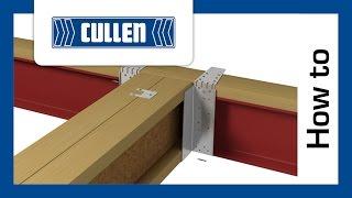 CULLEN HUH Hanger Installation: Steel beam with a packer on top , I-Joist connection