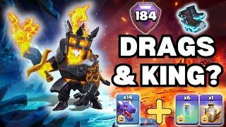 KING + DRAGONS = DEEP VALUE in Legends League! Easy 3 Stars in Clash Of Clans