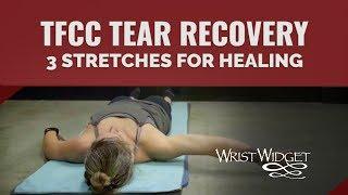 TFCC tear recovery: 3 stretches for rehab - when your Weight Bearing Test is above 65 lbs/29 kg