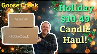 Goose Creek Holiday Candle Haul