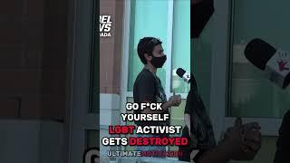 LGBT ACTIVIST GETS DESTROYED #shorts #motivation #sigma #workout #gym #wtf #ultimatemotivation