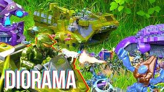 HUGE Halo Wars Diorama & Retro Mega Bloks MOC!