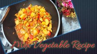 Mix Vegetable Recipe | Mix Sabzi Recipe | Aloo Matar Gajar | vegetable Recipe @UjalaaliOfficial