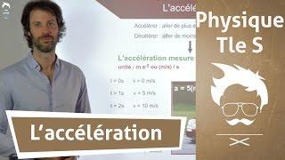 Physique Terminale S : L’accélération