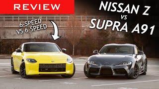 First Drive Comparison: 2023 Nissan Z vs 2023 Toyota Supra A91-MT / Save the Manuals