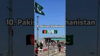 Top 10 Countries With Most Dangerous Border's In The World #dangerous #shorts #viralshort #top10