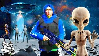 လကမ္ဘာပေါ်က ဂြိုလ်သားတွေရဲ့အကြမ်းစားတိုက်ပွဲ/ Surviving as Alien in GTA V