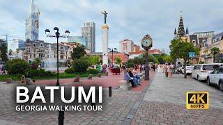 Batumi, Georgia walking tour 4K 60 FPS | Batumi old town in summer 2024