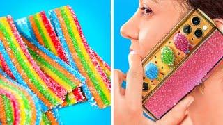 CACHER DES BONBONS EN CLASSE || Situations alimentaires ! 100 Couches de nourriture par 123 GO Like!