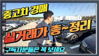 안보면 후회하는 중고차경매 인기차량 실거래가 총정리 feat g80 포함 20대이상