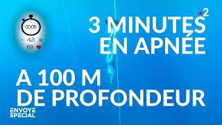 Envoyé spécial. Plongez en apnée à 100 m de profondeur avec Guillaume Néry ! (France 2)