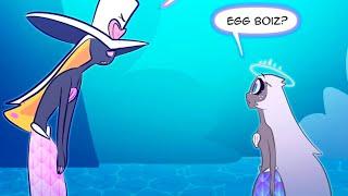 Mermaid AU Part 2! Hazbin Hotel Comic Dub