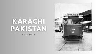 Karachi, Pakistan Circa 1950s  - Karachi Street View