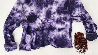 DIY | Natural Purple Tie Dye with Logwood Chips