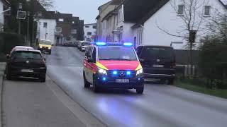 [Einsatzfahrten zu VU] RTW 2 und NEF der DRK Rettungswache Ostercappeln