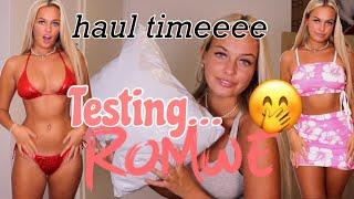 Try On Haul TESTING ROMWE! *Honest Review*