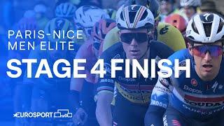 A THRILLER on Mont Brouilly ️ | Stage 4 Finish Paris-Nice 2024 | Eurosport Cycling