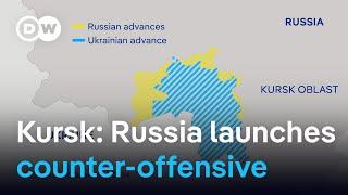 The latest on Russia's counter-attack in Kursk | DW News