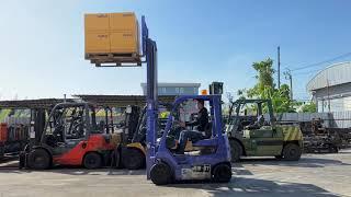 Japan Forklift : TOYOTA(JAPAN) 7FB15 1.5Ton 3m. Y2014 (Official Channel)