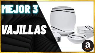 TOP 3  MEJOR VAJILLAS ¦ Comparación de Amazon 