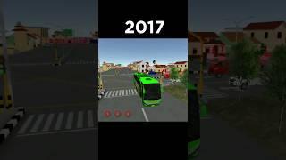 Evolution Of Bus Simulator Indonesia 2017 - 2023 #bussid #bussimulatorindonesia #evolution #viral