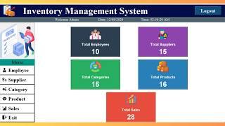 1. Inventory Management System with Python Tkinter & MySQL: Create an Admin Dashboard from Scratch