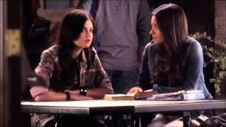 Pretty Little Liars 4x01 -  Emily & Aria Talking About Ezra