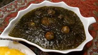 خورشت قرمه سبزی اصیل، خوشمزه با تمام فوت وفن های آن با آشپزخانه فریبا How to make ghorme sabzi