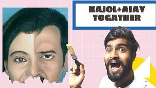 Kajol Ajay devgan Togather Painting |Kajol Ajay|#Kajol-Ajay