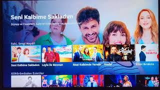 Samsung Tizen smart tv de TRT Tabii izleme