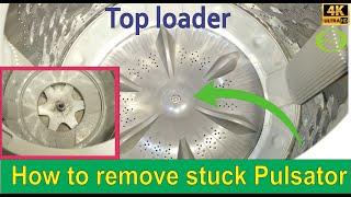 How to remove a stuck pulsator / impeller from a top loader