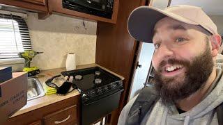 Starting to Renovate my Van! New Sink & More