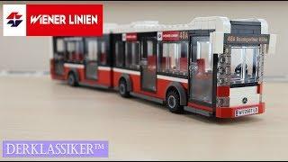 Wiener Linien Gelenkbus aus Lego® Komponenten von derKlassiker [Stop motion]