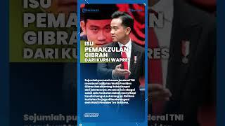 Gibran di Ujung Tanduk: Desakan Mundur Menggema dari Para Jenderal