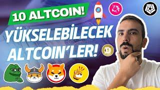 10 ALTCOIN YÜKSELEBİLİR! ARKM, SHIBA COIN, PEPE COIN FLOKI UNISWAP BONK, FIDA, DOGECOIN ANALİZLERİ