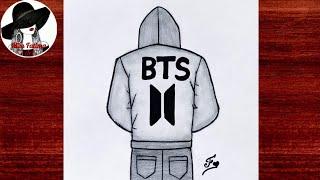 BTS boy drawing | BTS Army drawing | How to draw BTS boy