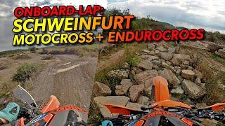 SCHWEINFURT Motocross & Endurocross Onboard-Runden "Schwarze Pfütze"