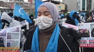 Babası şehit edilmiş Uygur kızı