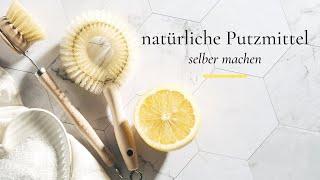 DIY natürliche Putzmittel selber machen ohne Chemie I Allzweckreiniger, Spülmittel I saltypeanut