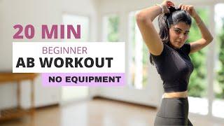 20 MIN CORE for BEGINNERS (No Equipment)